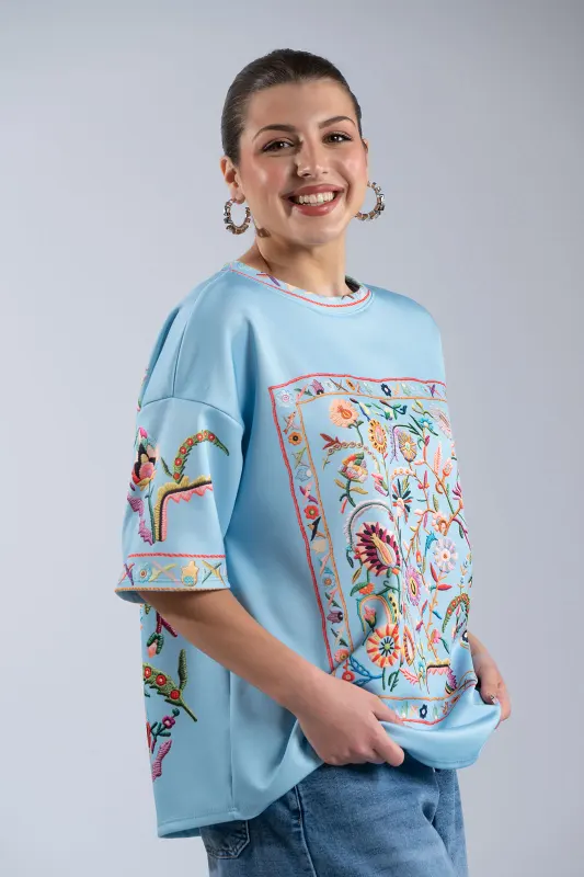 Μπλούζα Floral Boho