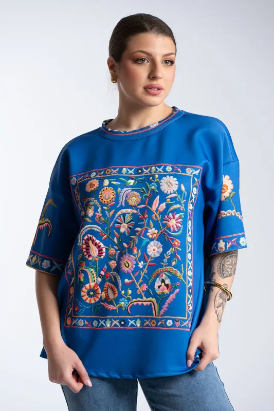 Floral Embroidered Blouse