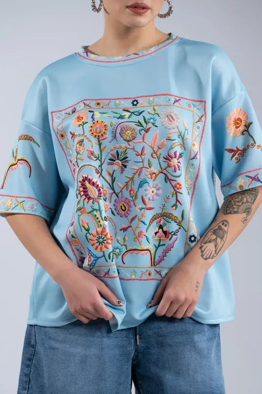 Μπλούζα Floral Boho