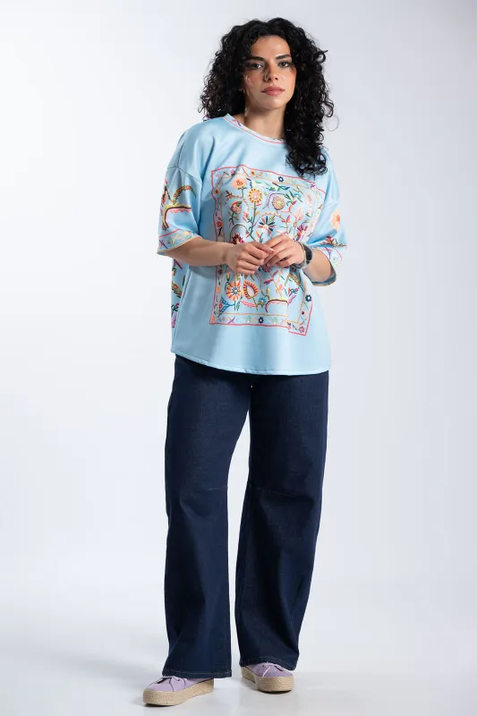 Floral Embroidered Blouse