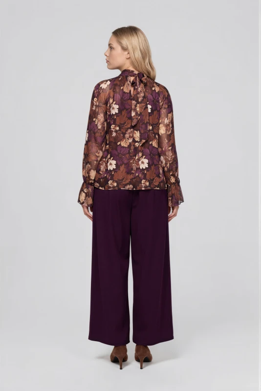 Μπλούζα Floral Violet