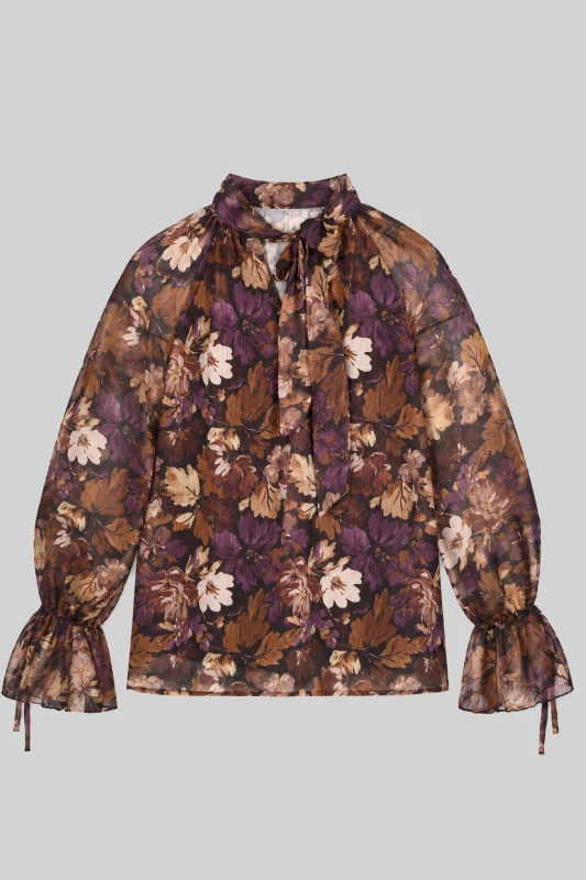 Μπλούζα Floral Violet