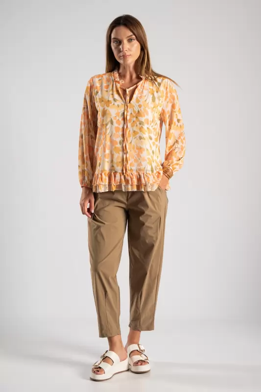 Blouse Floral Volan
