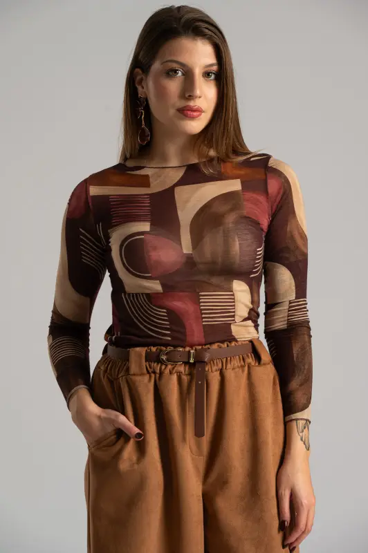 Blouse Geometric Patterns
