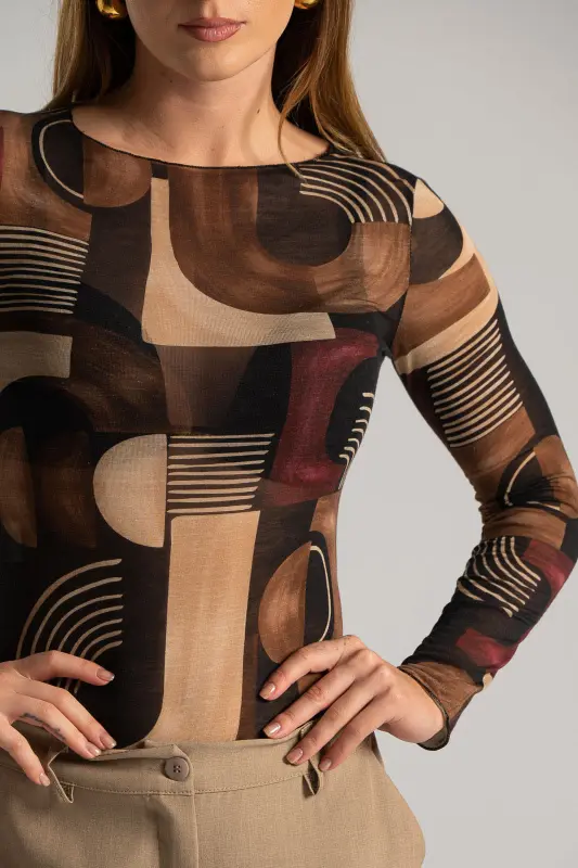 Blouse Geometric Patterns