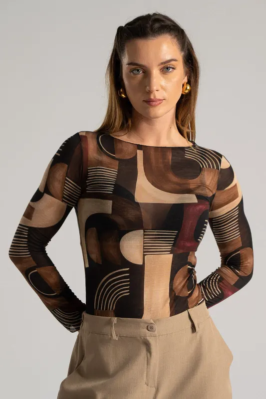 Blouse Geometric Patterns