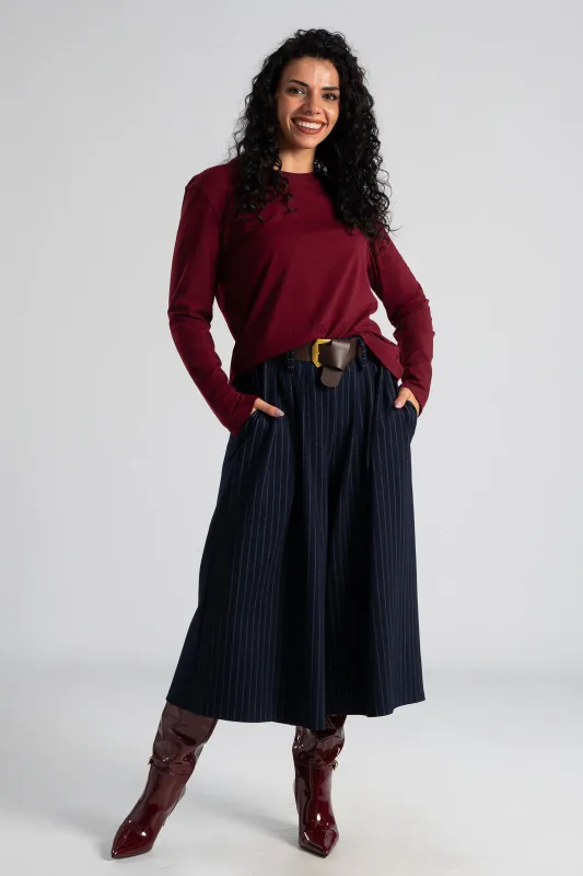 Classic Blouse Round Neckline