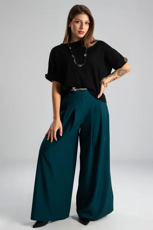 Blouse Short Sleeves Cuffs Button