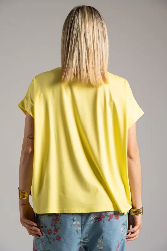 Blouse Short Sleeve Scarf