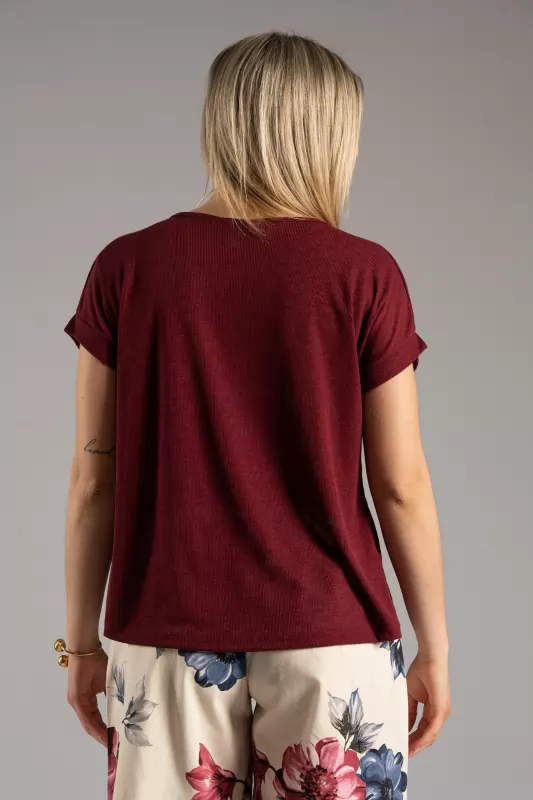 Blouse Hoop Rib