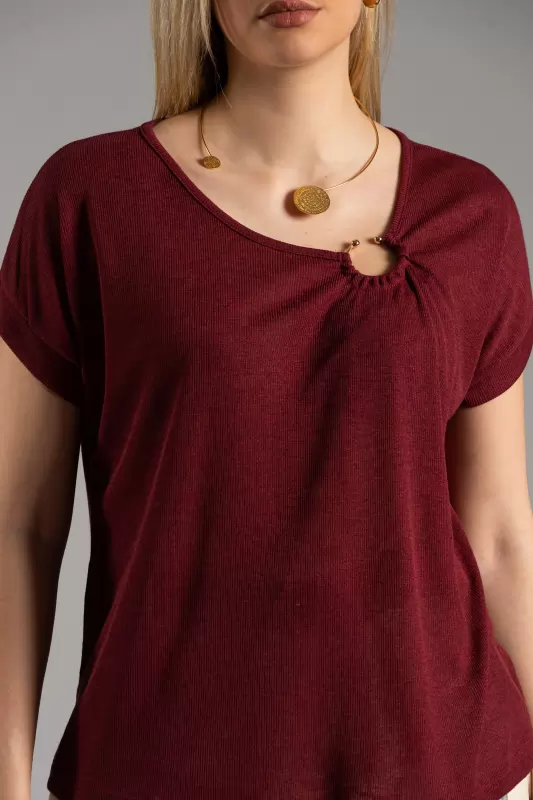 Blouse Hoop Rib