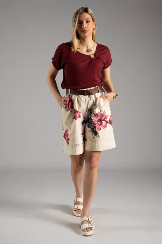 Blouse Hoop Rib