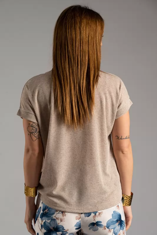 Blouse Hoop Rib