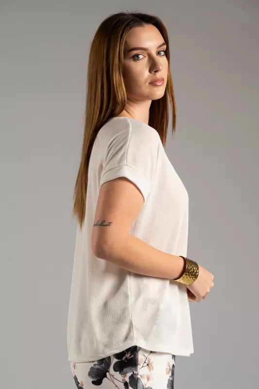 Blouse Hoop Rib