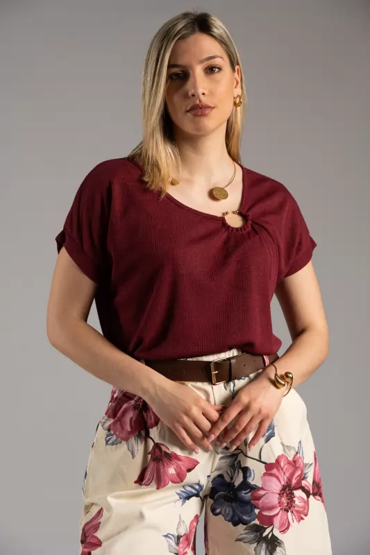 Blouse Hoop Rib
