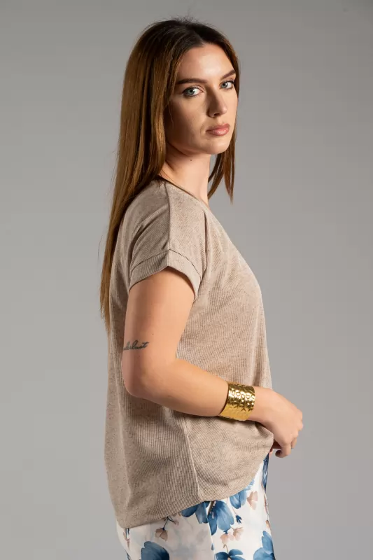 Blouse Hoop Rib