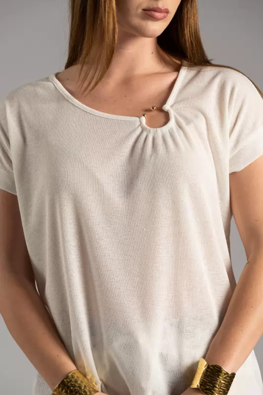 Blouse Hoop Rib