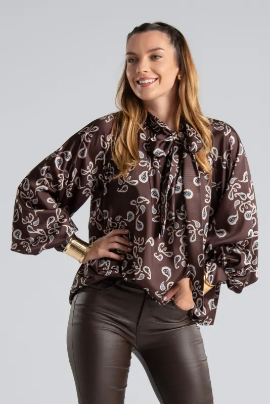 Lachour Tie Blouse