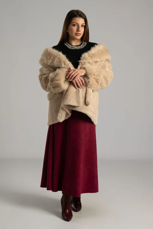 Μπλούζα Λαιμόκοψη Στρογγυλή Strass