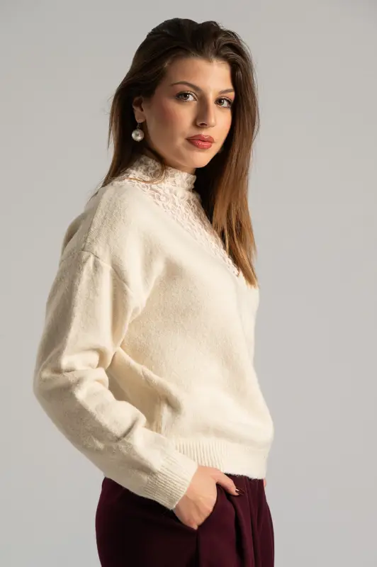 Μπλούζα Lupeto Δαντέλα