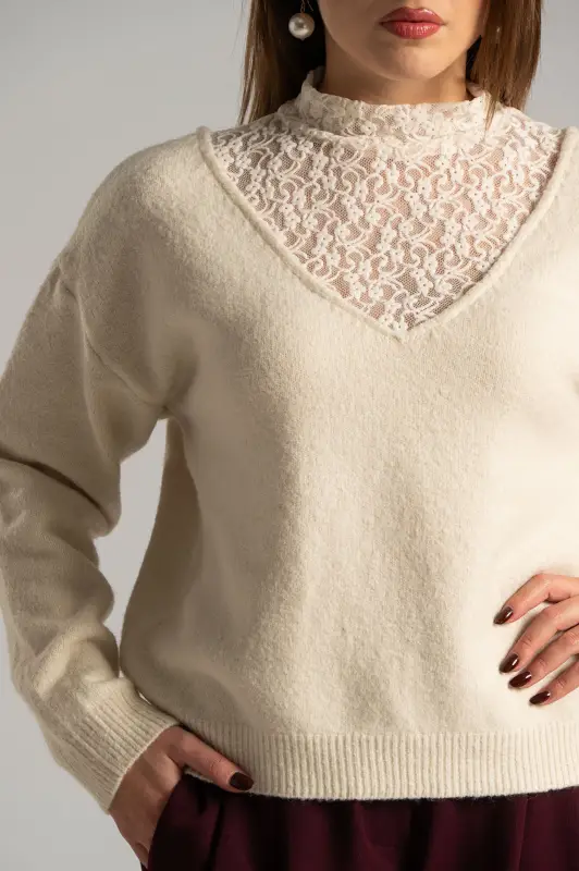 Μπλούζα Lupeto Δαντέλα