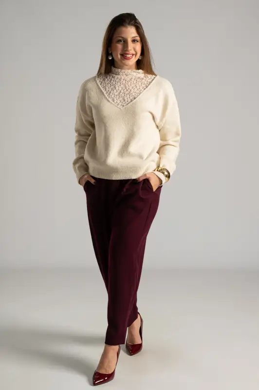 Μπλούζα Lupeto Δαντέλα