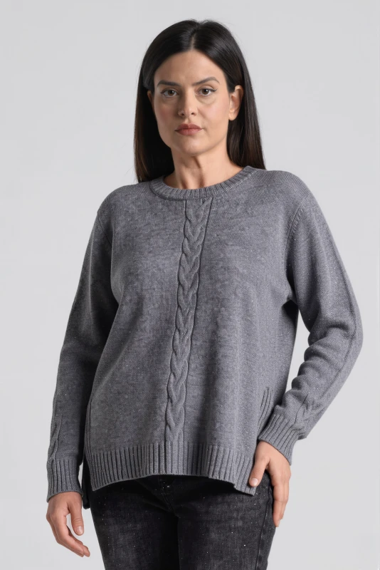 Blouse Lurex Asymmetrical 