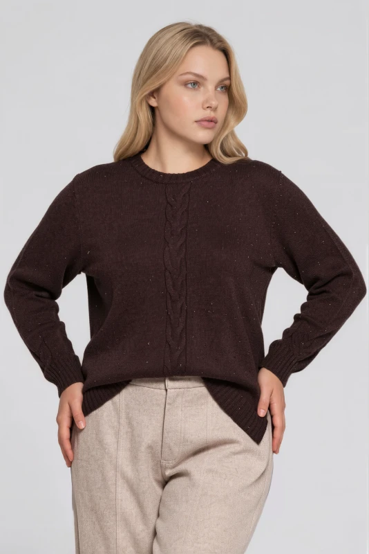 Blouse Lurex Asymmetrical 