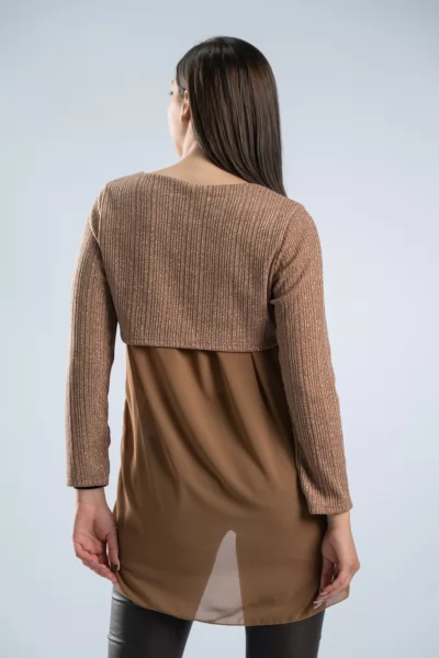 Μπλούζα Lurex Διαφάνεια Καραμέλα