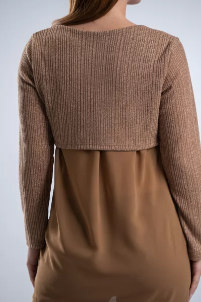 Μπλούζα Lurex Διαφάνεια Καραμέλα