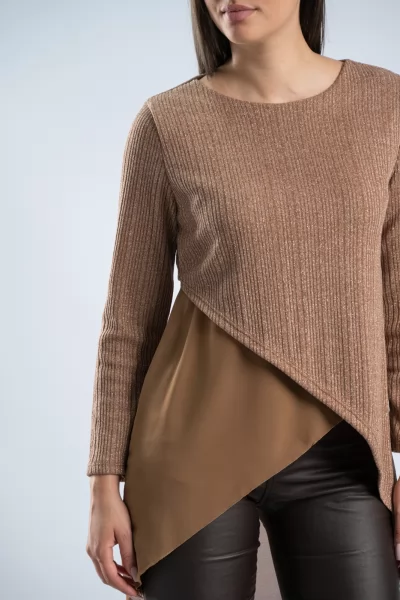 Μπλούζα Lurex Διαφάνεια Καραμέλα
