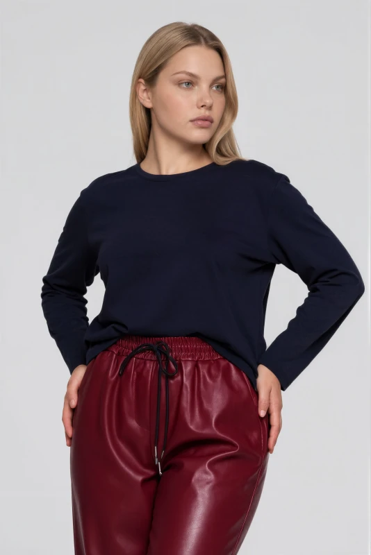 Blouse Mako Solid-Color 