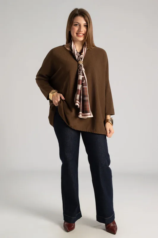 Blouse Long Sleeves Scarf