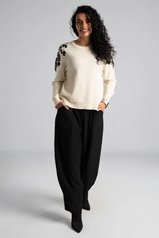 Blouse Long Sleeves Embroidery