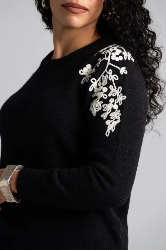 Blouse Long Sleeves Embroidery
