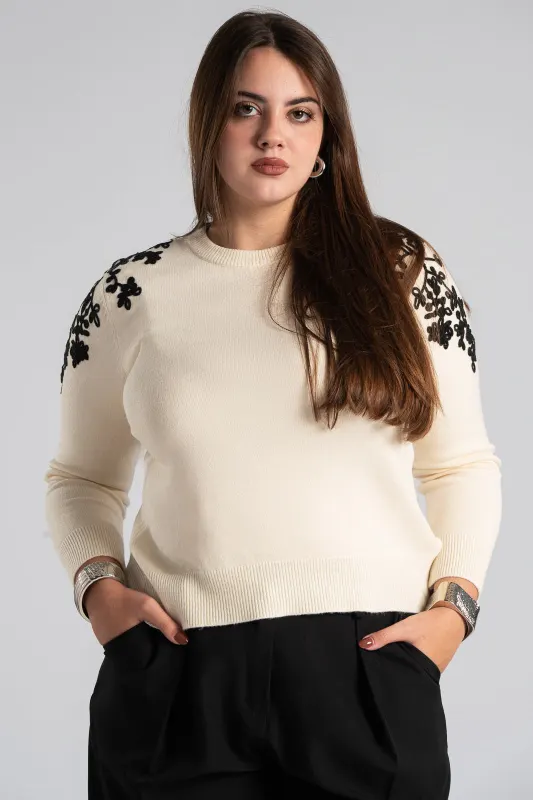 Blouse Long Sleeves Embroidery