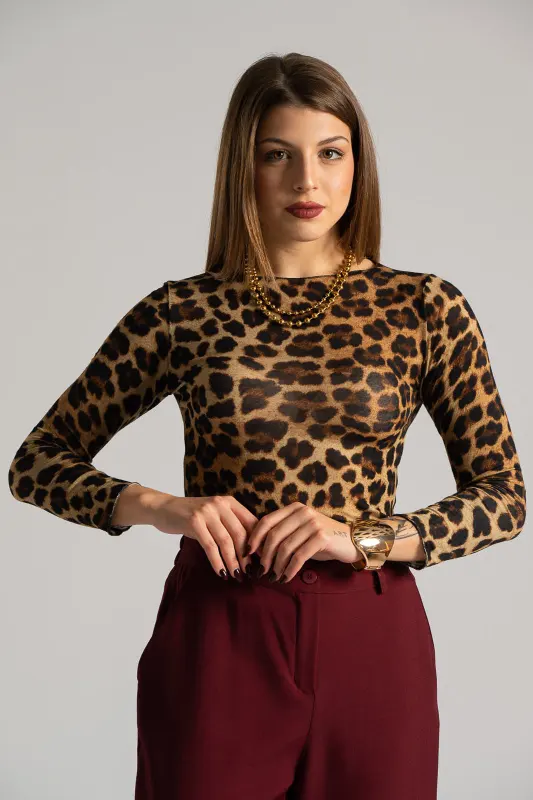 Μπλούζα Μακριά Μανίκια Leopar