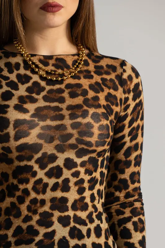 Μπλούζα Μακριά Μανίκια Leopar