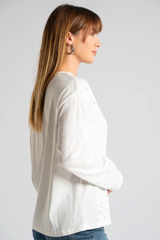 Blouse Long Sleeve Strass