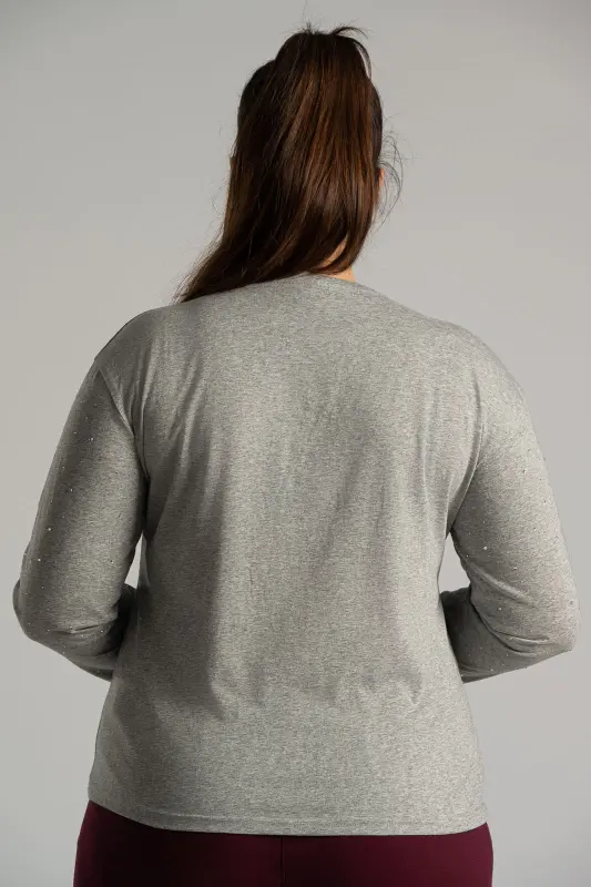 Blouse Long Sleeve Strass