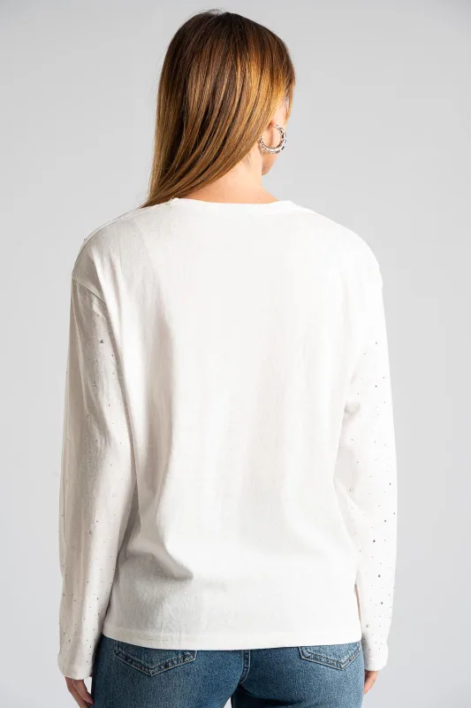 Blouse Long Sleeve Strass