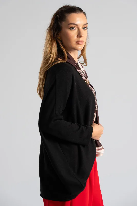 Μπλούζα Μακριά Μανίκια Φουλάρι