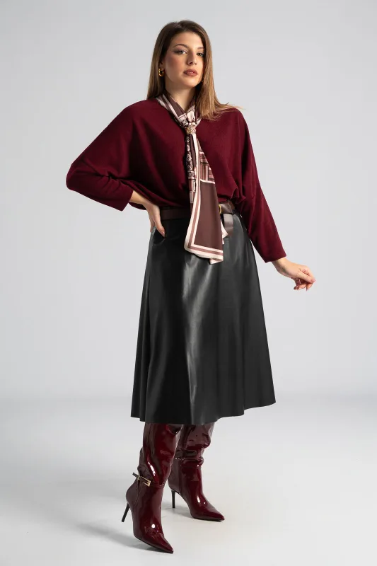 Μπλούζα Μακριά Μανίκια Φουλάρι