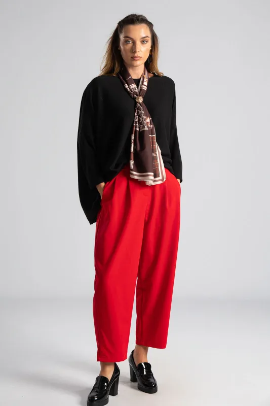 Μπλούζα Μακριά Μανίκια Φουλάρι