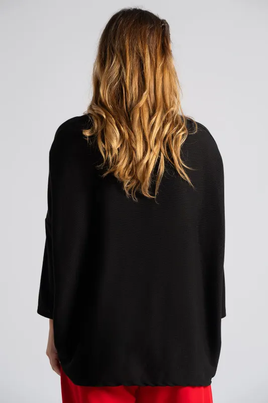 Μπλούζα Μακριά Μανίκια Φουλάρι