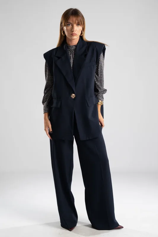Blouse Long Sleeve Satin Chains