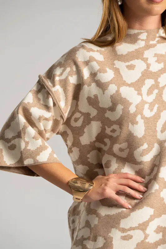 Blouse Leopard 3/4 Sleeve 