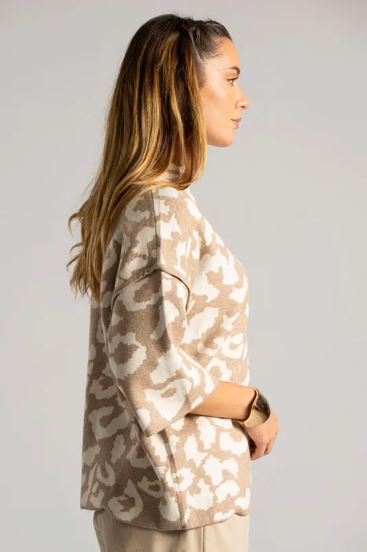 Blouse Leopard 3/4 Sleeve 