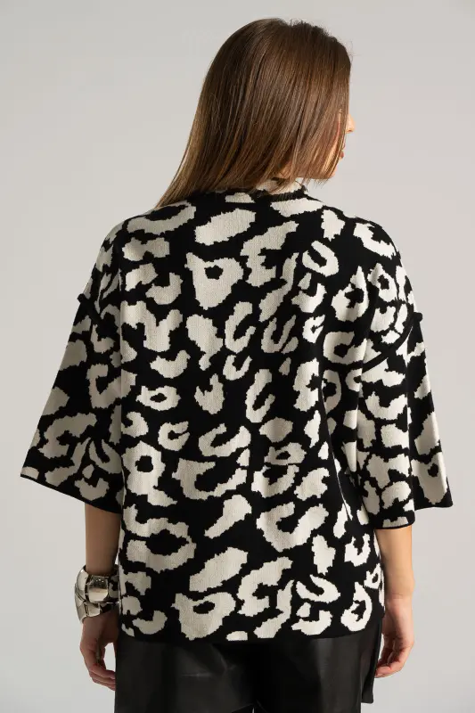 Blouse Leopard 3/4 Sleeve 
