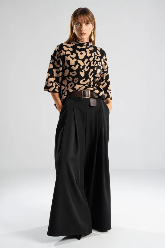 Blouse Leopard 3/4 Sleeve 